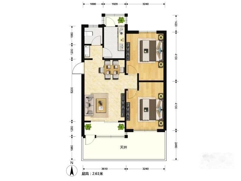 锦博苑 2室2厅 500万变现急售 动迁税少