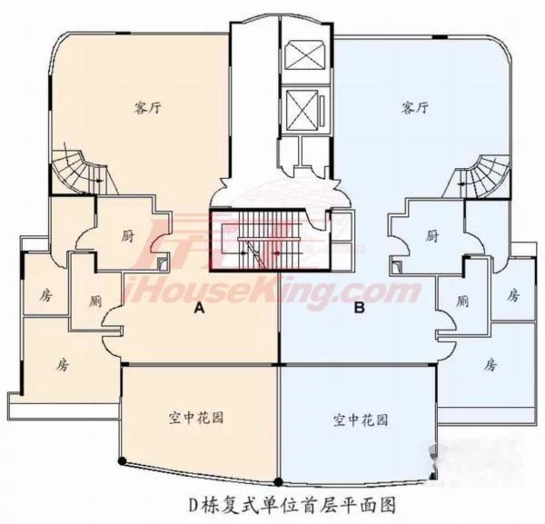 金碧华府 空中复式别墅五房 望珠江景观 业主诚意出售