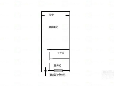市内一室一厅小户型,低总价电梯房近上海影城,精装修诚意卖!