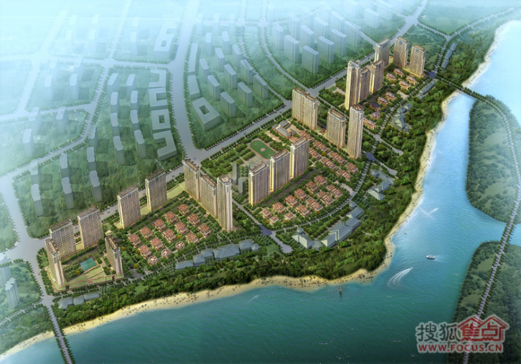 中航城a区鸟瞰图
