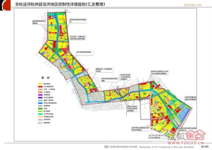 图:最新最全京杭大运河规划图-杭州搜狐焦点