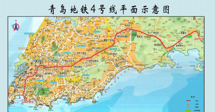 热点:青岛地铁4号线东延段开挖 中岛组团项目安置房明