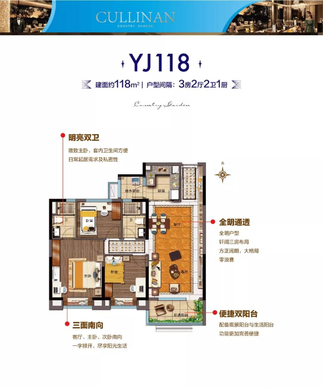 碧桂园天玺一见钟情这样的户型更懂你的心