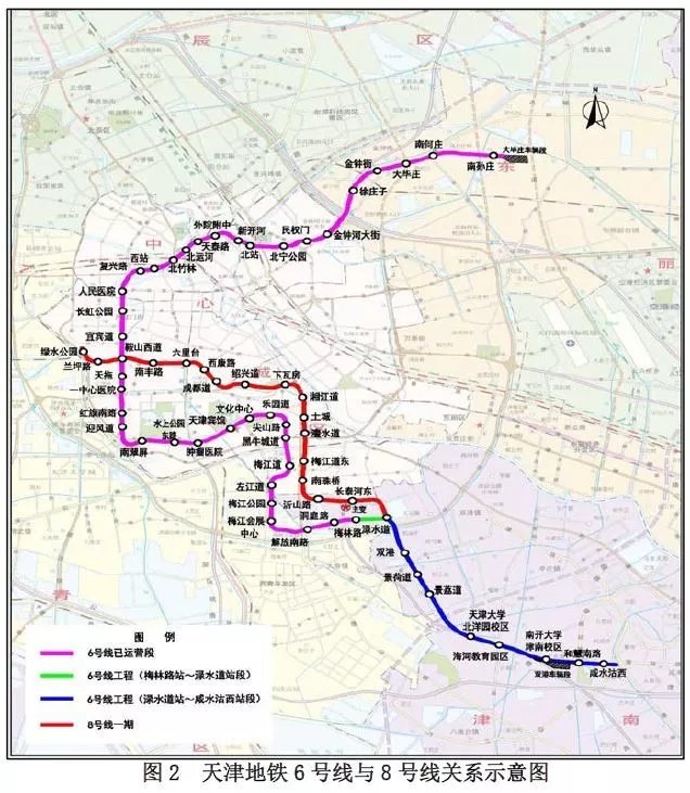 6号线延长线和8号线都是联通津南与天津中心城区的轨道线路,那么,z1线