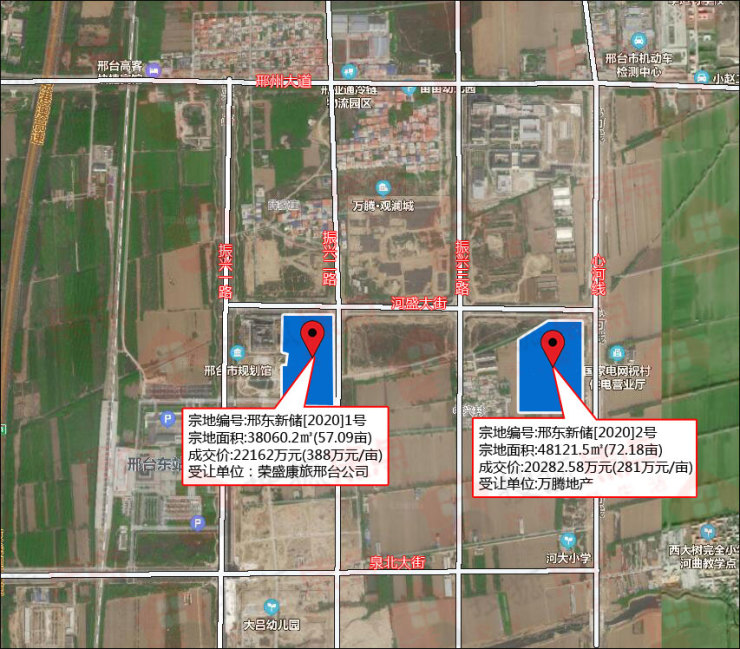 中南街以北,振兴二路以西,加密路以东,出让面积为38060