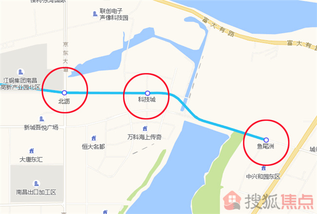 地铁4号线施工鱼尾洲公园开建南昌这个区域发展势不可挡