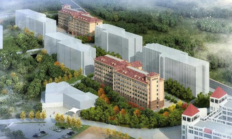 总平面图 建设单位:山东工商学院 项目名称:9-3#,9-4#教学楼 建设