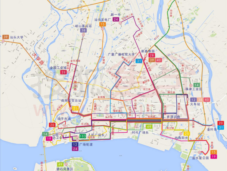 中心城区快速公交(brt)线网规划实施方案公示