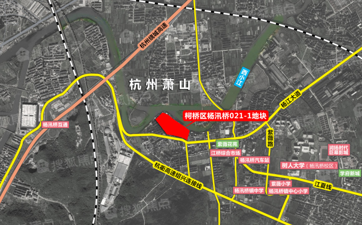 杭州中环圈内,加之将于今年年底完工的杭绍城际铁路,杨汛桥与杭州南站