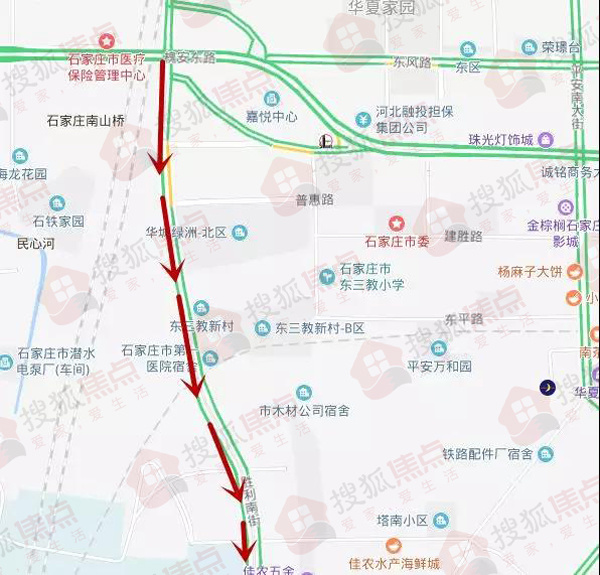 好消息!新胜利大街槐安路以南西半幅主路将于12月9日通车