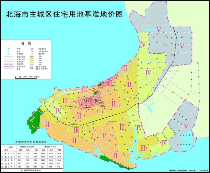 三年调整一次北海准备更新主城区地价