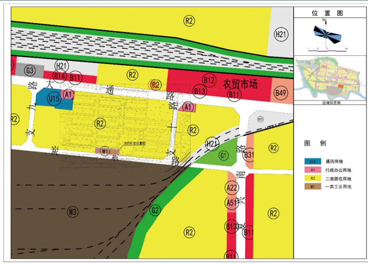 《兰州市红古区海石湾镇控制性详细规划h-03-03街坊局部地块规划用地