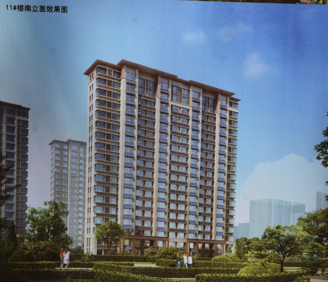 名悦豪庭项目总平面图及建筑方案对外公示