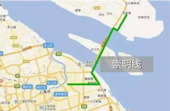 该条线路起自浦东金桥,终至崇明陈家镇,在长兴岛设置站点.