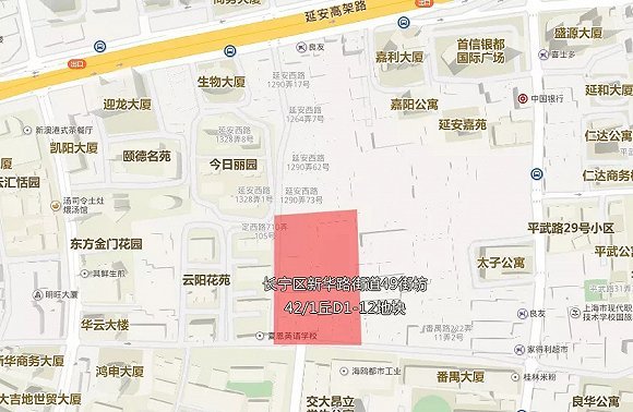 长宁区新华路街道49街坊42/1丘d1-12地块