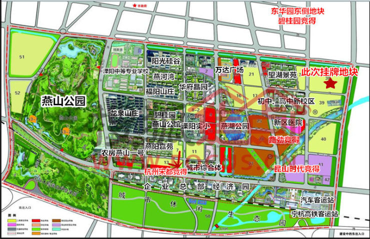 常州溧阳再挂三宗地 燕山新区楼面底价高达6字头