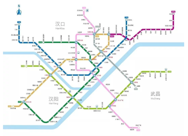 武汉3条地铁新线26日开通