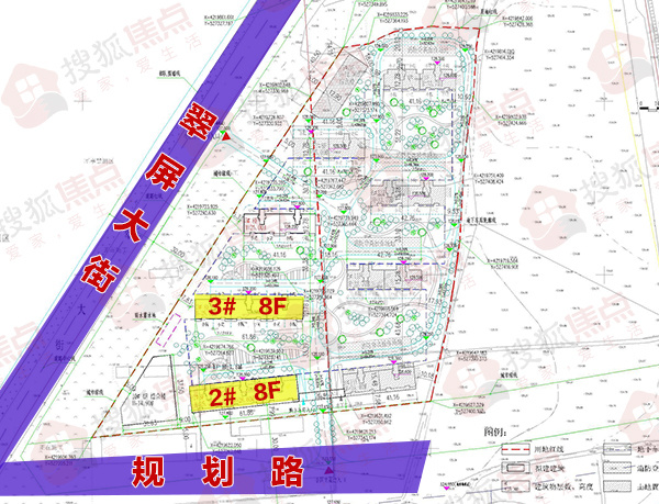 鹿泉区一住宅项目规划公示紧邻翠屏大街