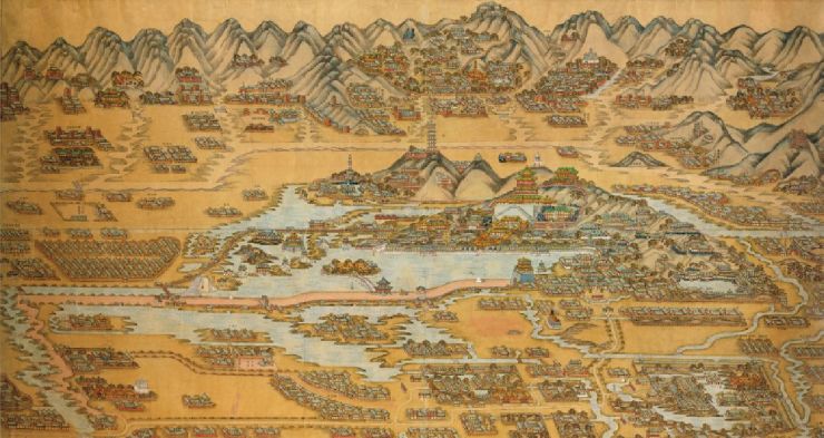 北京兴建过众多的园林,但没有哪一处有比得上西山的三山五园在历史上