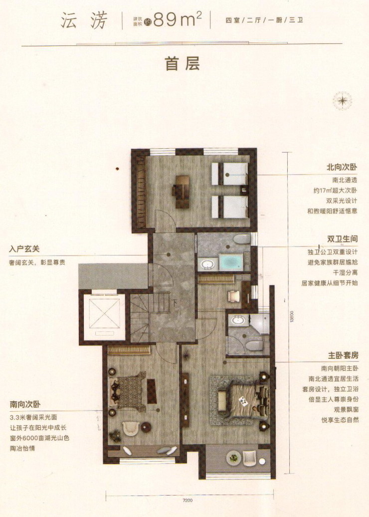 【首开熙悦观湖】洋房户型全解析