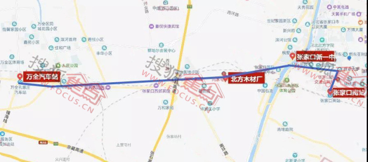 重磅张家口万全新规划4条公交路线图曝光