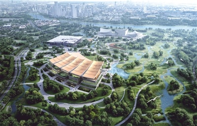 北京城市副中心三大建筑进入主体施工将连接两条地铁