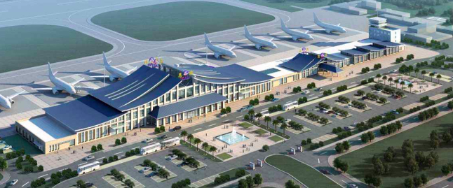 3月14日,恩施机场国际航站楼改扩建工程调整规模初步设计方案获得