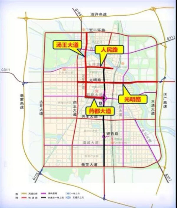 亳州中心城区快速路网最新进展!以后这几条路不用再等红绿灯啦