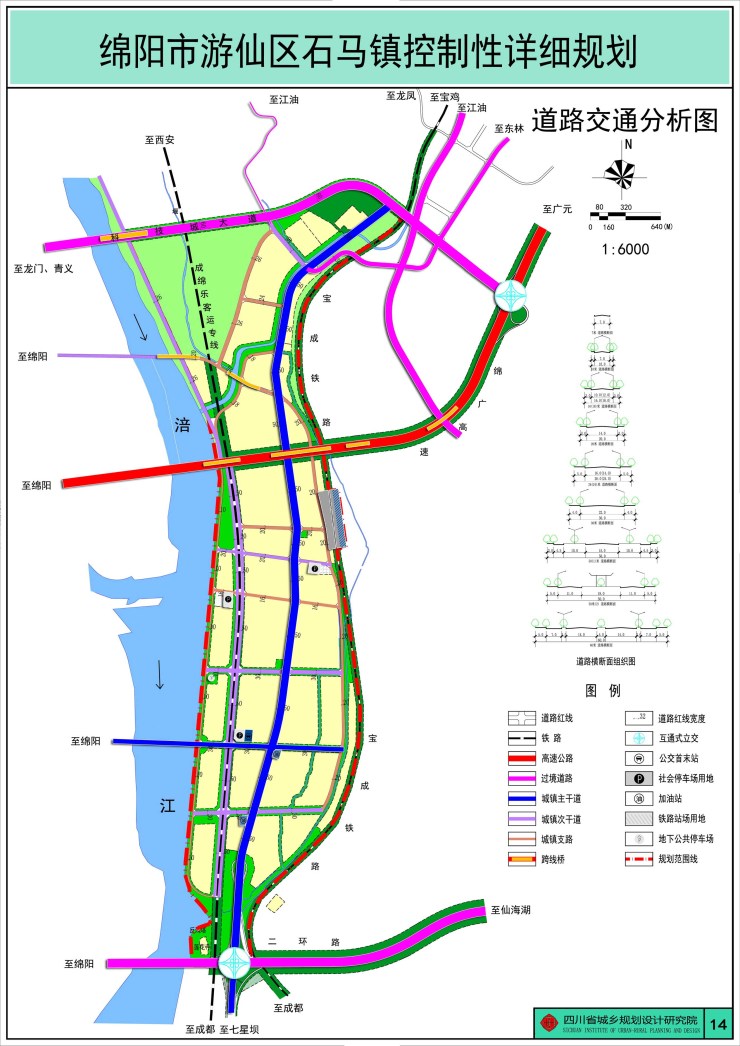 绵阳市游仙区石马镇控制性详细规划