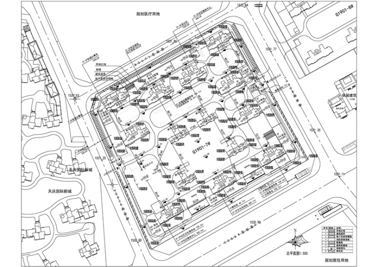 兰州万达城住宅小区项目g19017地块总平面图公示