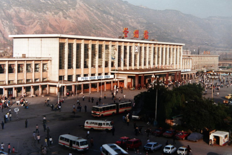 兰州历史老照片(1999年东方红广场)
