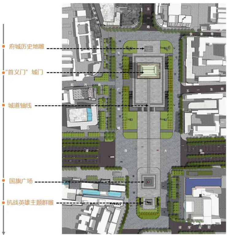 为弘扬我市历史文化,发掘红色资源,彰显文化特色, 太原市拟对五一广场