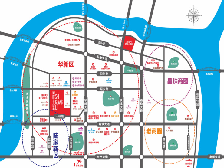 项目地址: 衡阳市蒸湘区天柱路与岳麓街交汇处