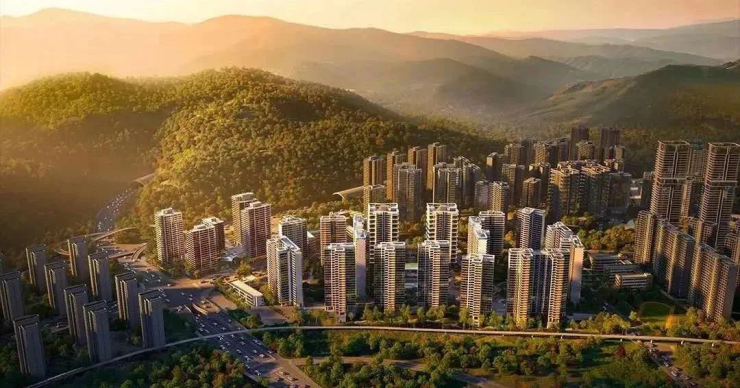洞悉兰草坝对贵阳城市发展的意义,所以才会在此落子全国第一座铁建城