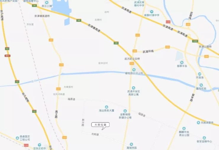 早些时候,武清区南蔡村镇总体规划(2010-2020年)修改已经区政府批复.