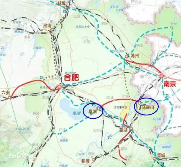 未来扬马城际铁路与巢马铁路有望携手,共同构筑起合肥往来江苏和上海