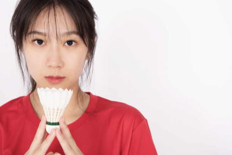 9万粉丝的王小羽 经常在抖音分享羽毛球技巧和日常生活 大大咧咧的