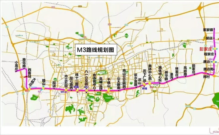 m3路线图(资料图,仅供参考) 除了m3的最新消息之外 其他地铁线路也正