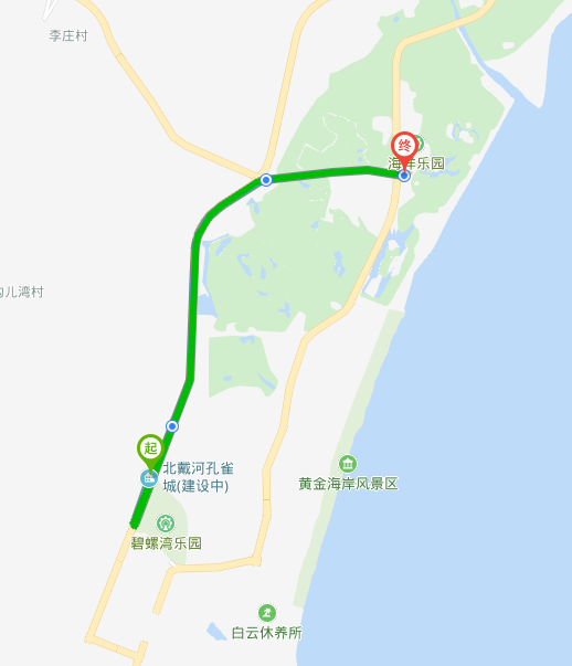 南戴河国际娱乐中心坐落于秦皇岛市北戴河新区,属于北戴河孔雀城8