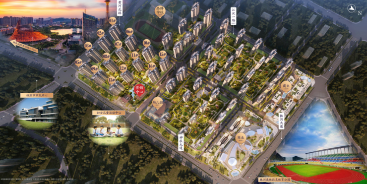 【楼盘评测】配套齐全名校在侧 株洲建发央著吸睛技能