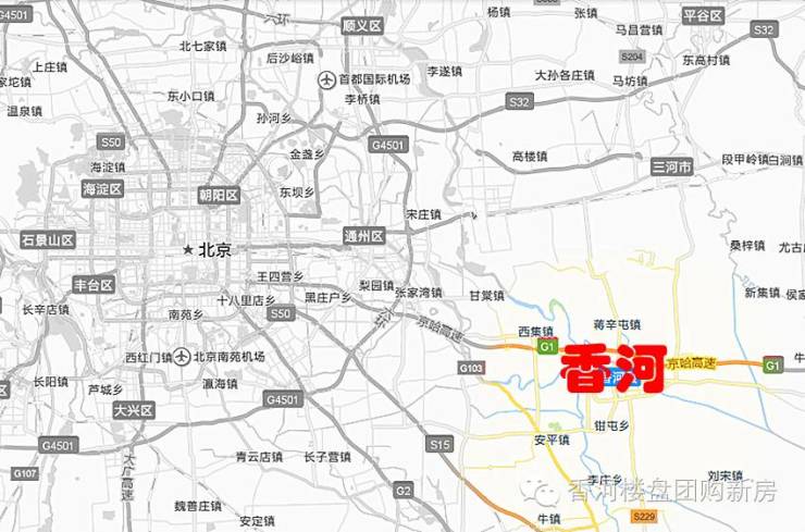 香河楼盘位置分布-北京搜狐焦点