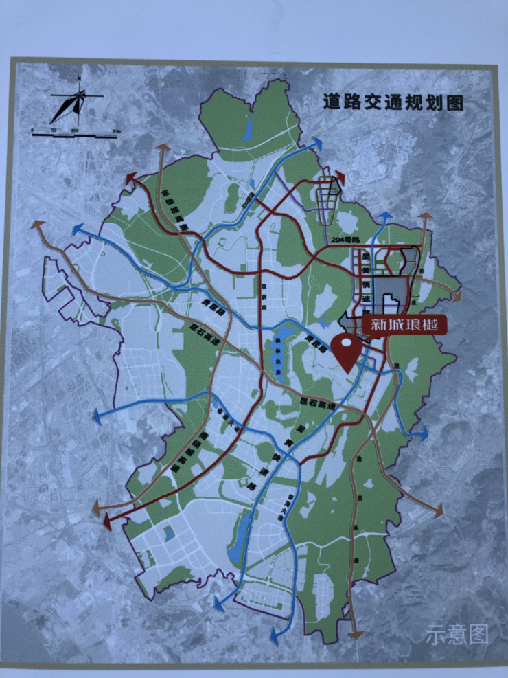 重点解决区内居住和就业的通勤问题,使片区与昆明主城区,经开区其他