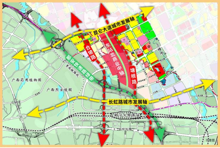 合坡路崛起,南宁龙湖金科盛天叁仟悦接驳凤岭北优享繁华