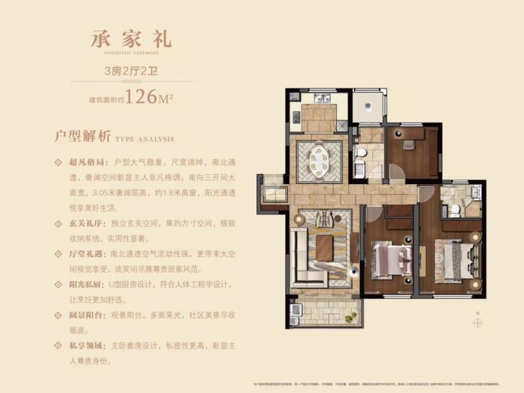 △ 泛悦城市广场126㎡户型图