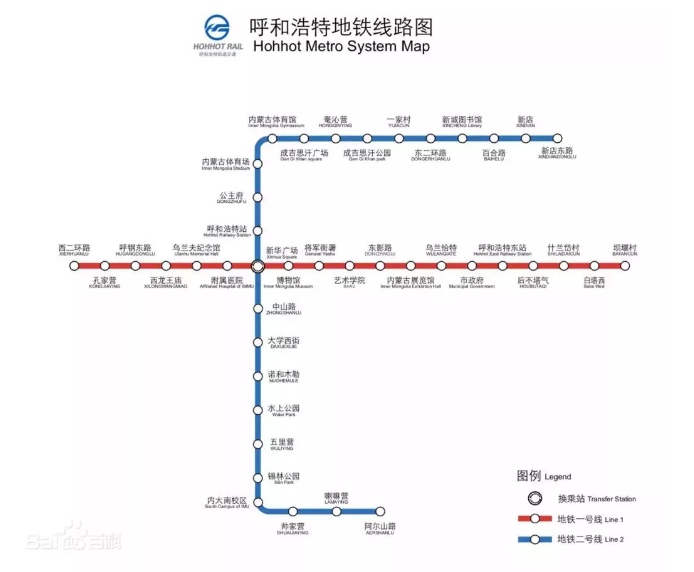 前日,呼市地铁1号线进行热滑试验,0101号电