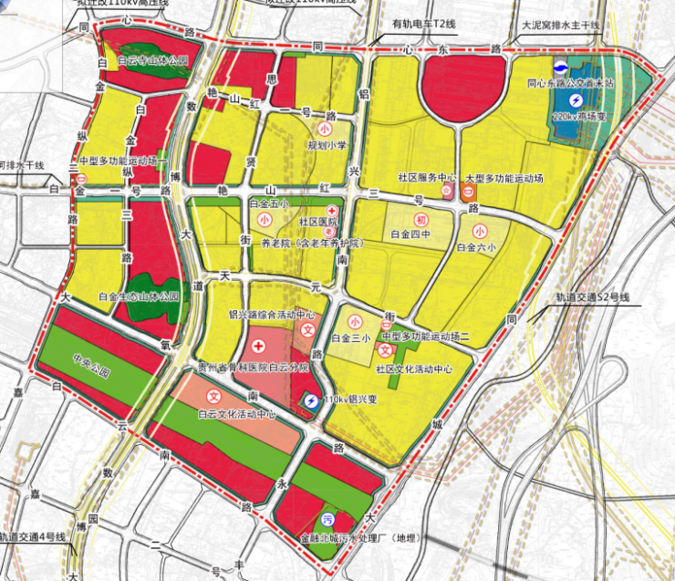 贵阳白云区两地块规划出炉 涉及总用地面积146.8公顷