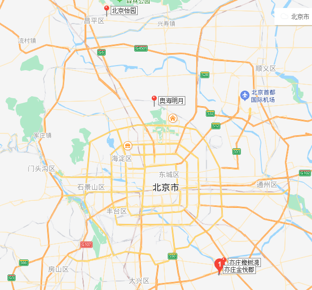 北京房价地图首付90万起上车亦庄橡树湾