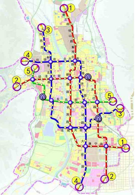太原轨道交通总体布局8线路5千起置业太原