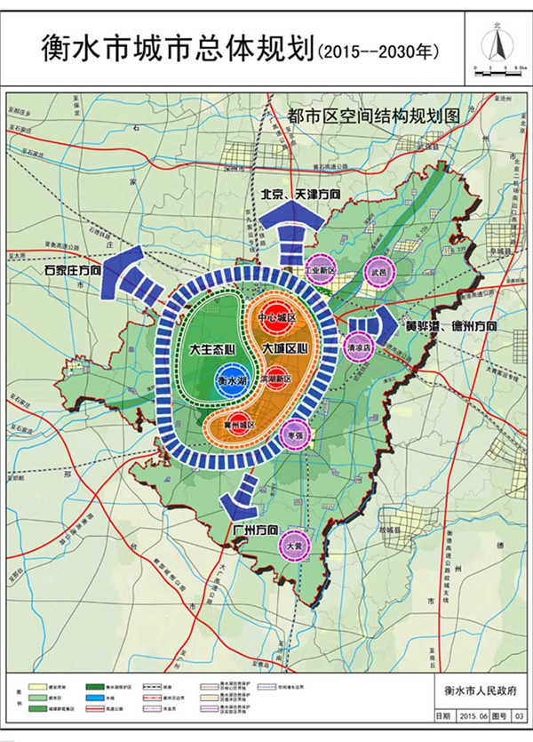 国省道绕城:穿过城区,镇区的国省干道规划绕行城镇环路解决过境交通.