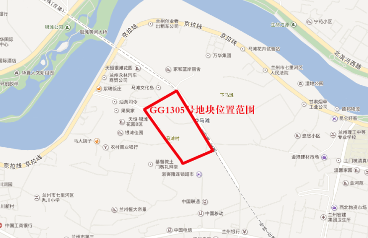 兰州马滩挂牌88亩商住地 或是银滩金茂广场二期